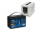   Backup power GETI GEP500LF sinus 500W (800VA) + LiFePO4 battery 100Ah