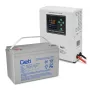   Backup power supply GETI GEP501LF sine 500W wall mounted + battery 100Ah