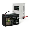 GETI GEP701LF 700W (1000VA) szinuszhullámú UPS + 100Ah LiFePO4 akkumulátor