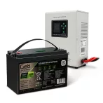 GETI GEP701LF 700W (1000VA) szinuszhullámú UPS + 100Ah LiFePO4 akkumulátor GETI GEP701LF 700W (1000VA) szinuszhullámú UPS + 100Ah LiFePO4 akkumulátor