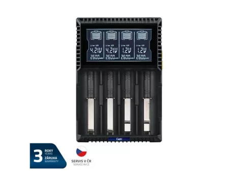 Akkumulátortöltő Li-Ion LiFePO4 NiCd NiMH