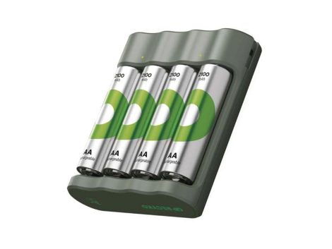 Battery charger GP Eco E441 + 4× AA ReCyko 2100
