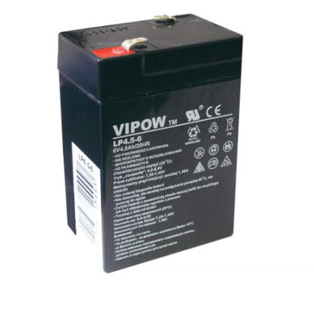 Sealed lead acid battery 6V 4.5Ah VIPOW BAT0200