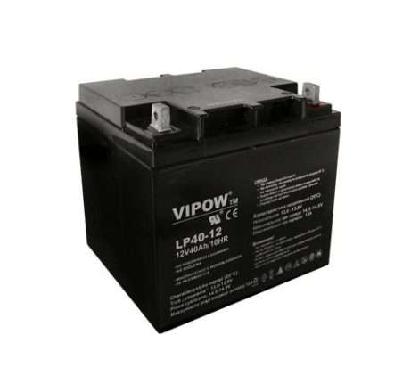 Sealed lead acid battery 12V 40Ah VIPOW BAT0222