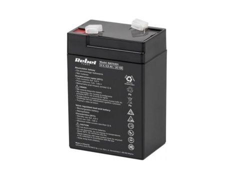 Sealed lead acid battery  6V 4.5Ah REBEL BAT0401