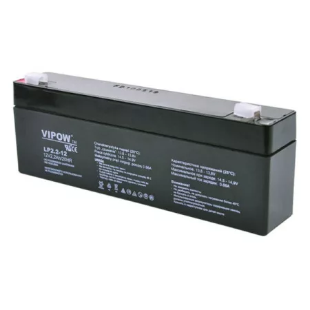 Zárt ólom-sav akkumulátor 12V 2.2Ah VIPOW BAT0220