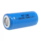 Újratölthető Li-Ion akkumulátor 16340 3,7V/750mAh TINKO