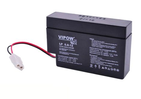 Sealed lead acid battery 12V 0.8Ah VIPOW BAT0221