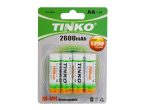 Battery AA (R6) rechargeable 1,2V/2600mAh TINKO NiMH  4pcs