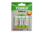 Battery AA (R6) rechargeable 1,2V/2600mAh TINKO NiMH  4pcs