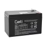   Zárt ólom-sav akkumulátor 12V 9Ah GETI (6,35 mm csatlakozó)
