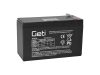 Lead acid battery 12V 7.0Ah GETI (connector 4.75 mm)