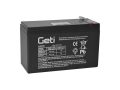 Lead acid battery 12V 7.0Ah GETI (connector 4.75 mm)