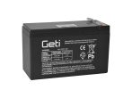 Lead acid battery 12V 7.0Ah GETI (connector 4.75 mm)