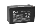 Ólom-sav akkumulátor 12V 7.0Ah GETI (4.75 mm csatlakozó) Ólom-sav akkumulátor 12V 7.0Ah GETI (4.75 mm csatlakozó)