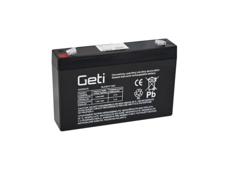 Lead acid battery 6V 7.0Ah GETI