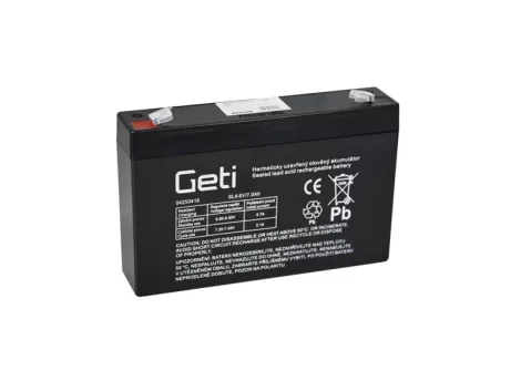 Lead acid battery 6V 7.0Ah GETI