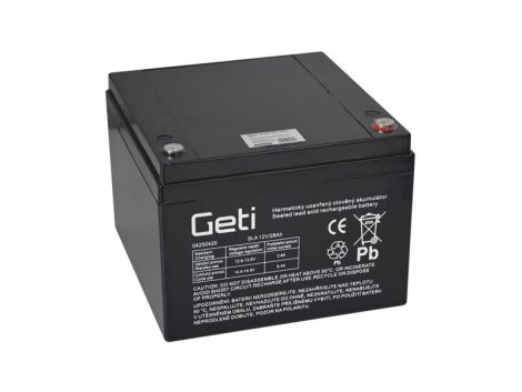 Geti 12V 28Ah gondozásmentes akkumulátor