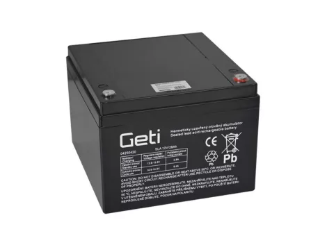 Geti 12V 28Ah gondozásmentes akkumulátor