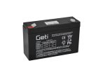 Sealed lead acid battery 6V 12Ah GETI