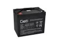 Sealed lead acid battery 12V 70Ah GETI for solar systems