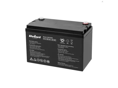 Rebel Power 12 V / 100 Ah zselés akkumulátor