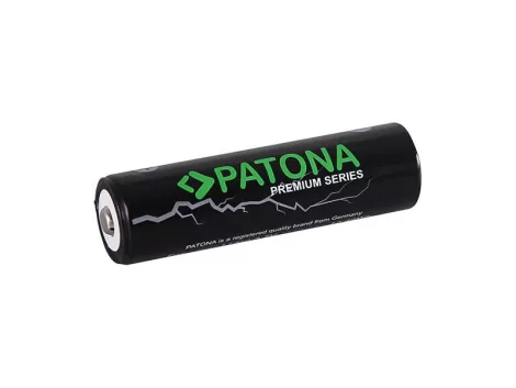 Rechargeable battery 18650 3350mAh Li-Ion 3,7V Premium PATONA PT6516