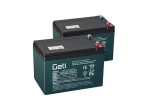 Traction lead acid battery 24V 12Ah GETI