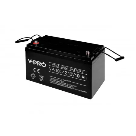 V-PRO 12V 100Ah AGM akkumulátor V-PRO 12V 100Ah AGM akkumulátor