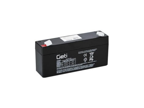 Sealed lead acid battery  6V  3.2Ah GETI