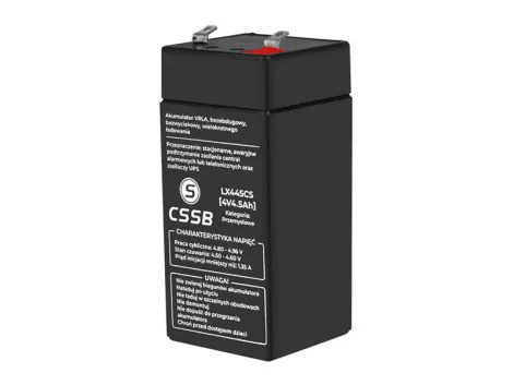 Lead-acid battery 4V 4.5Ah CSSB LX445CS