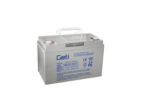 Zárt ólomsav akkumulátor 12V 75Ah GETI