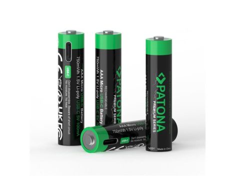Battery AAA (R03) rechargeable 1.5V/500mAh PATONA PT1409 4pcs