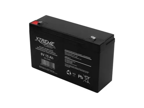 Gel battery 6V 15Ah XTREME 82-204 Gel battery 6V 15Ah XTREME 82-204