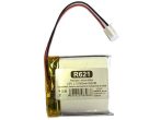 Rechargeable LiPo battery 3,7V/500mAh 553030 HADEX Rechargeable LiPo battery 3,7V/500mAh 553030 HADEX