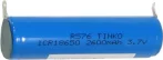   Rechargeable Li-Ion battery 18650 3.7V/2600mAh TINKO, strip terminals