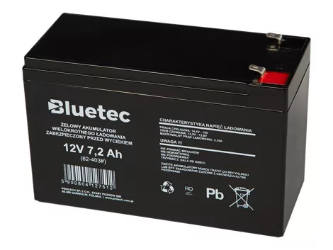 Lead acid battery 12V 7,2Ah BLUETEC 82-403