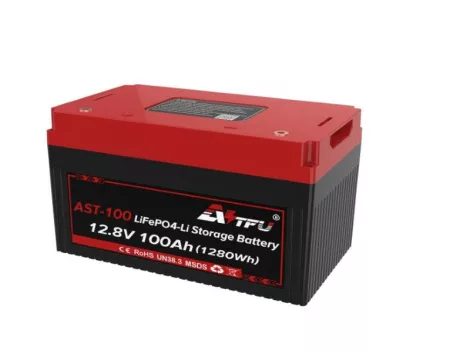 Battery LiFePO4 12,8V 100Ah SOLARFAM AST-100 with Bluetooth heating