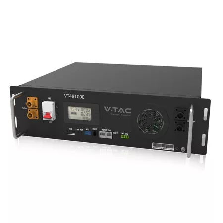 Battery module for rack 51,2V 100A 5,12KWH VT-48100E-P2 V-TAC Battery module for rack 51,2V 100A 5,12KWH VT-48100E-P2 V-TAC