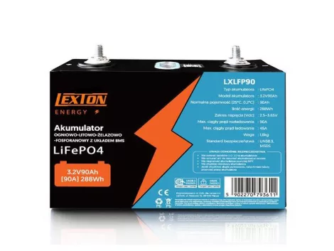 Battery LiFePO4 LEXTON 3,2V/ 90Ah 288Wh