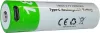 Rechargeable Li-Ion battery ICR18650 3,7V/2000mAh TINKO USB-C
