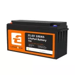   LiFePO4 akkumulátor napenergia rendszerekhez – LITHTECH TE24100 25.6V 100Ah, Bluetooth, BMS, IP66
