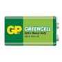 Battery 6F22 (9V) Zn-Cl GP Greencell 1pc / shrink