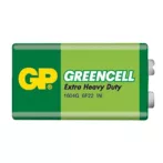 6F22 (9V) Zn-Cl GP Greencell akkumulátor 1db / zsugor 6F22 (9V) Zn-Cl GP Greencell akkumulátor 1db / zsugor
