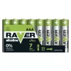 AAA (R03) alkáli RAVER 8db