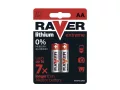 Lithium battery AA R6 1,5V RAVER  2pcs