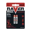 Lítium akkumulátor AAA R03 1,5V RAVER 2db / bliszter Lítium akkumulátor AAA R03 1,5V RAVER 2db / bliszter