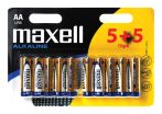 Battery AA (R6) alkaline MAXELL 10pcs / blister