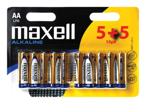 Battery AA (R6) alkaline MAXELL 10pcs / blister
