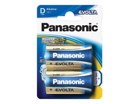 Battery D (R20) alkaline PANASONIC Evolta 2pcs / blister
